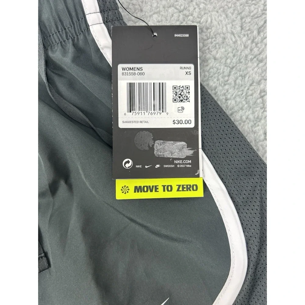 Nike Tempo Womens Size XS Shorts Anthorite Dark Gray Dri Fit 831558-060